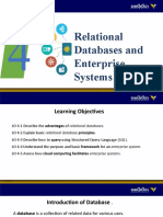 Chapter 4 Relational Databases and Enterprise Systems