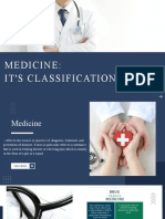 Medicine Its Classification