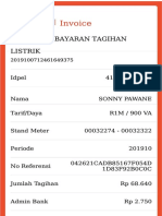 PDF Invoice Struk Pembayaran Tagihan Listrik - Compress