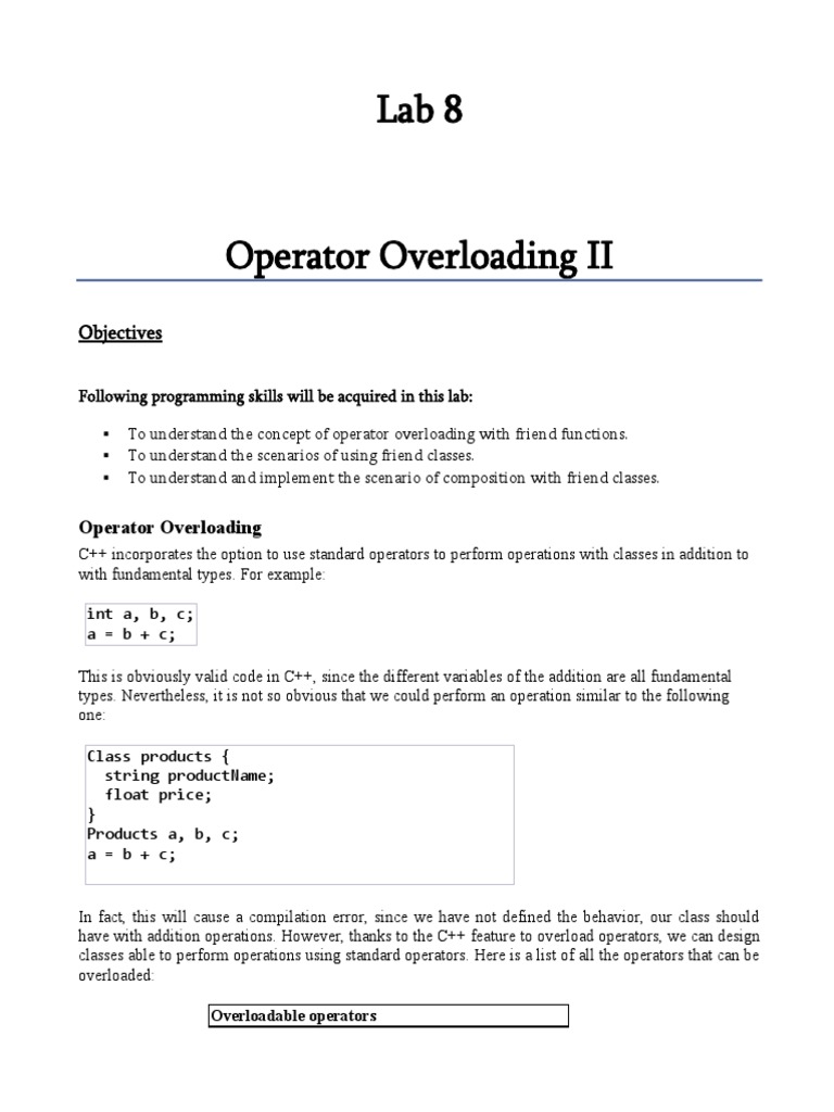 Spring2023 Lab8 04052023 084834am | PDF | Programming | Constructor ...
