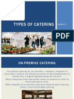 Types of Catering