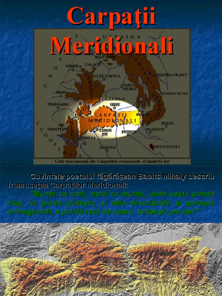 Carpatii Meridionali | PDF