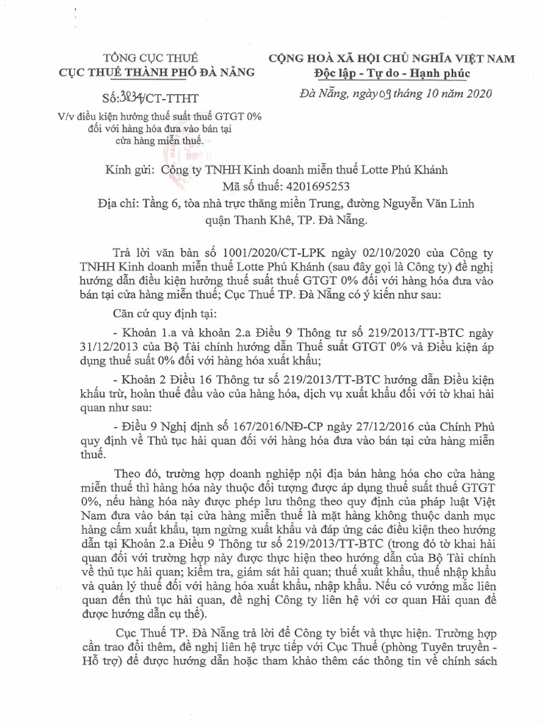 CV 3834.Ct-ttht - Vat 0% | PDF