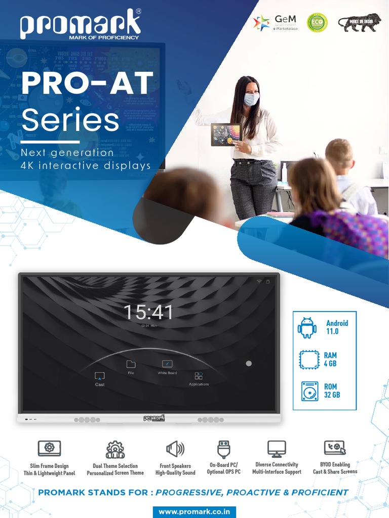 Next-Gen 4K Interactive Displays | PDF