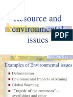 Resource and Environmental Issues