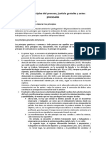 Principios del proceso laboral y justicia gratuita