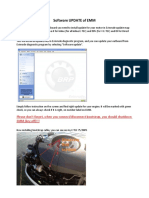 EVINRUDE ETEC G2 Software update of EMM on E-TEC and DI manual