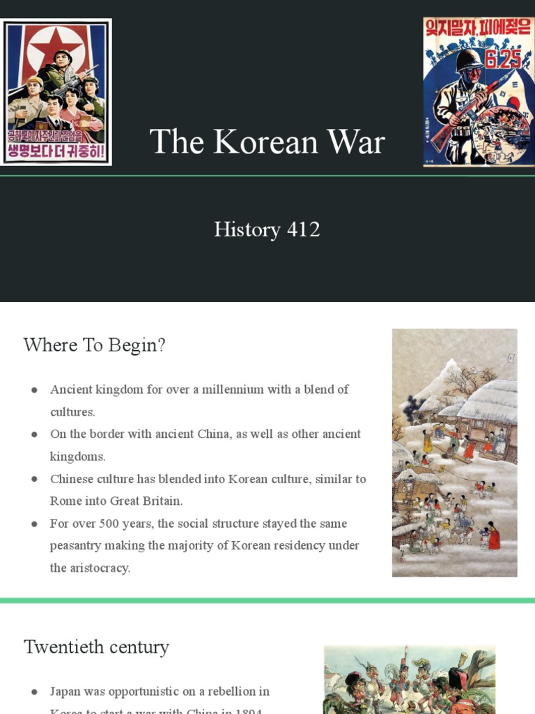 The Korean War PDF Korean War South Korea