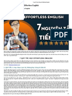 7 Quy Tắc Học Tiếng Anh Effortless English