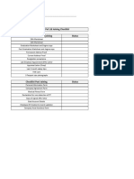 New Joinee Document Checklist