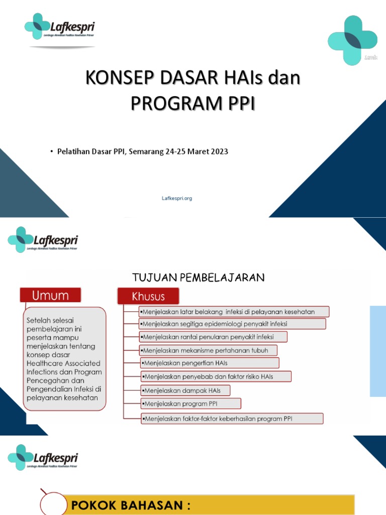 Rantai Infeksi dan Program PPI HAIs | PDF