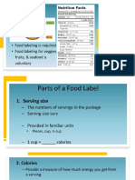 Food Labelling