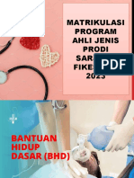 BANTUAN HIDUP DASAR Matrikulasi