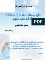 Methylene Blue Spraying During Thyroidectomy