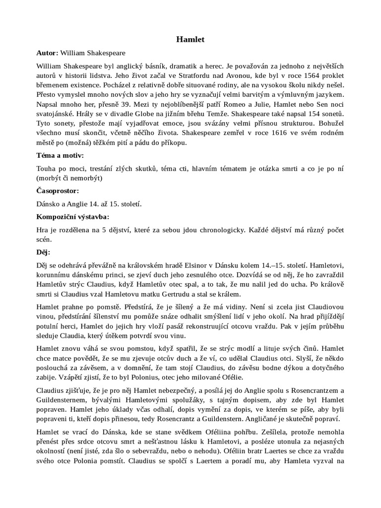 Hamlet pdf