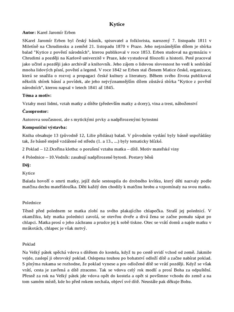 Kytice pdf
