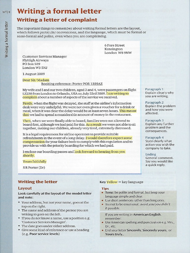 Formal Letters + Emails | PDF