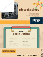 Advantages, Applications and Future of Biotechnology