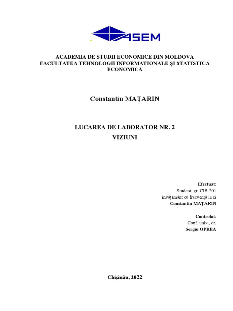 Laborator 2 | PDF