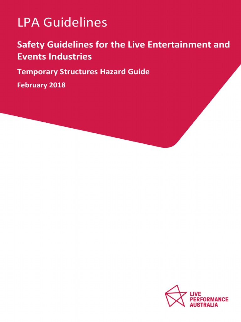 Event Safety: Temporary Structures Guide | PDF | Occupational Safety ...