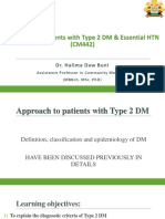Approach To Patients With DM&HTN - Dr.halima