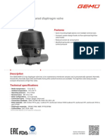 GEMÜ R690: Pneumatically Operated Diaphragm Valve