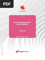 CP R81.20 Quantum SecurityManagement AdminGuide