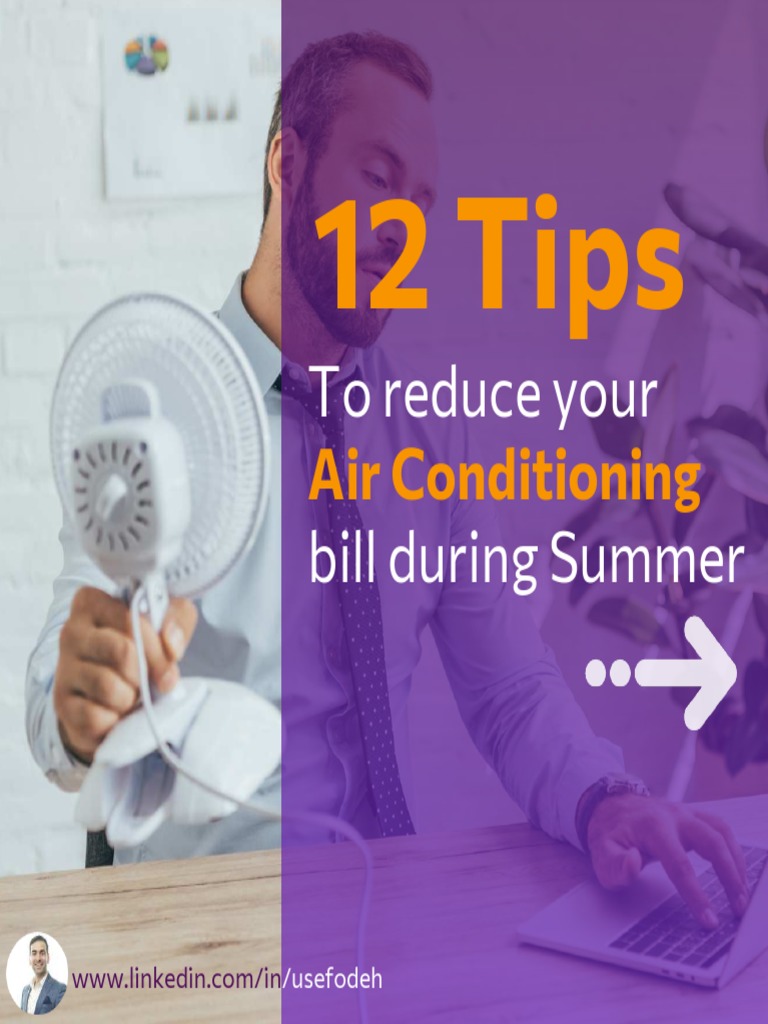 12 Tips To Reduce You Air Conditioning Bill PDF