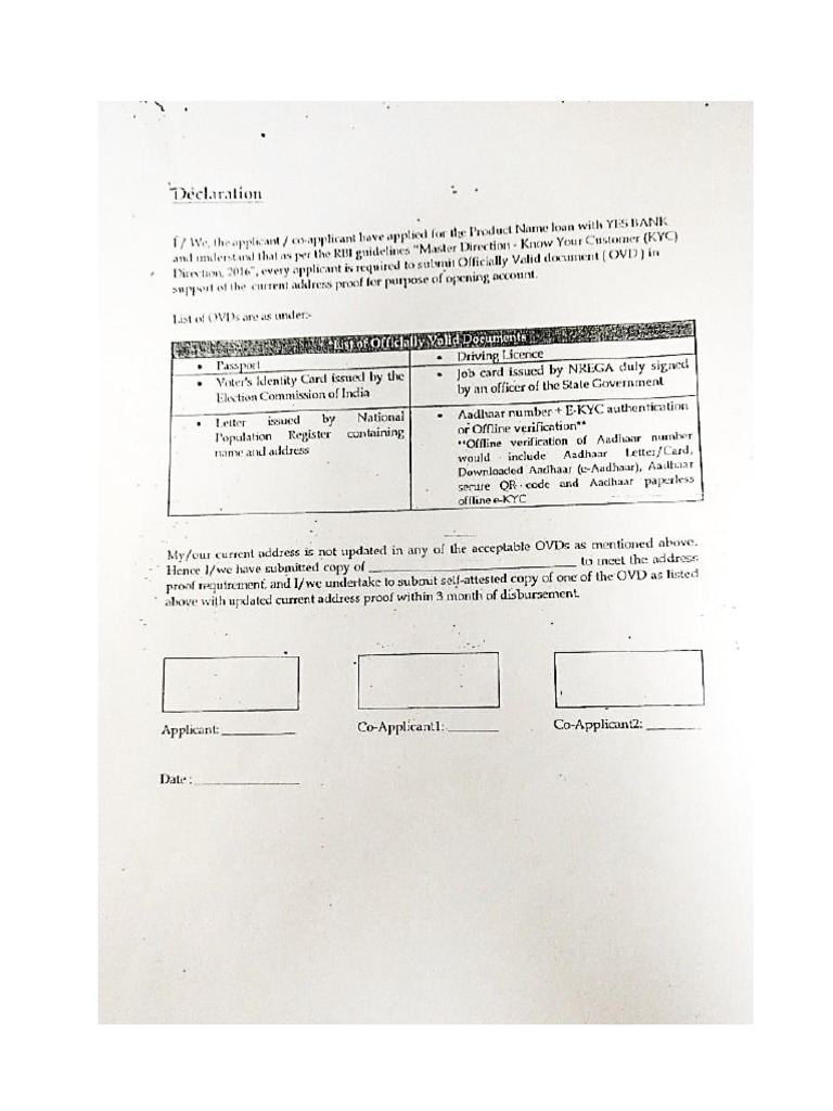 Declaration Form | PDF