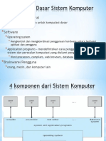 Komponen Dasar Sistem Komputer