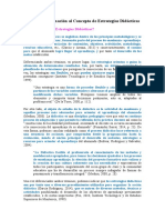 Tema 1 - Aproximación Al Concepto de Estrategias Didácticas