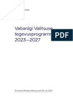 Vabariigi Valitsuse Järgmise Neliaastaku Tööplaan