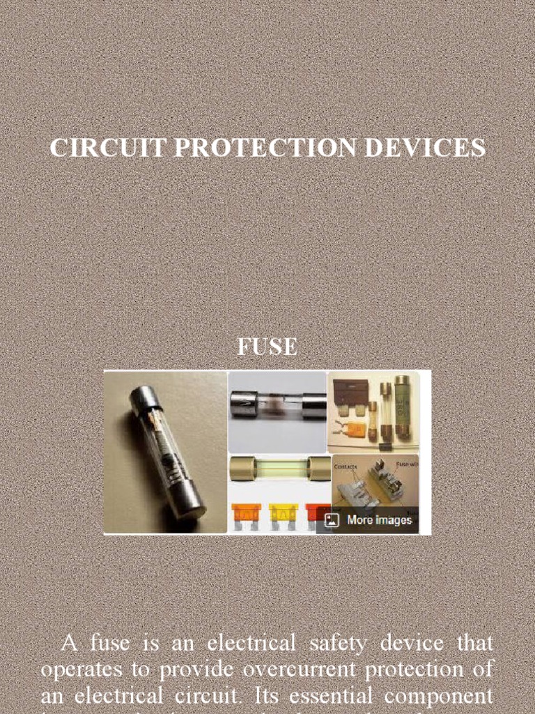 Circuit Protection Devices | PDF | Grinding (Abrasive Cutting) | Fuse ...
