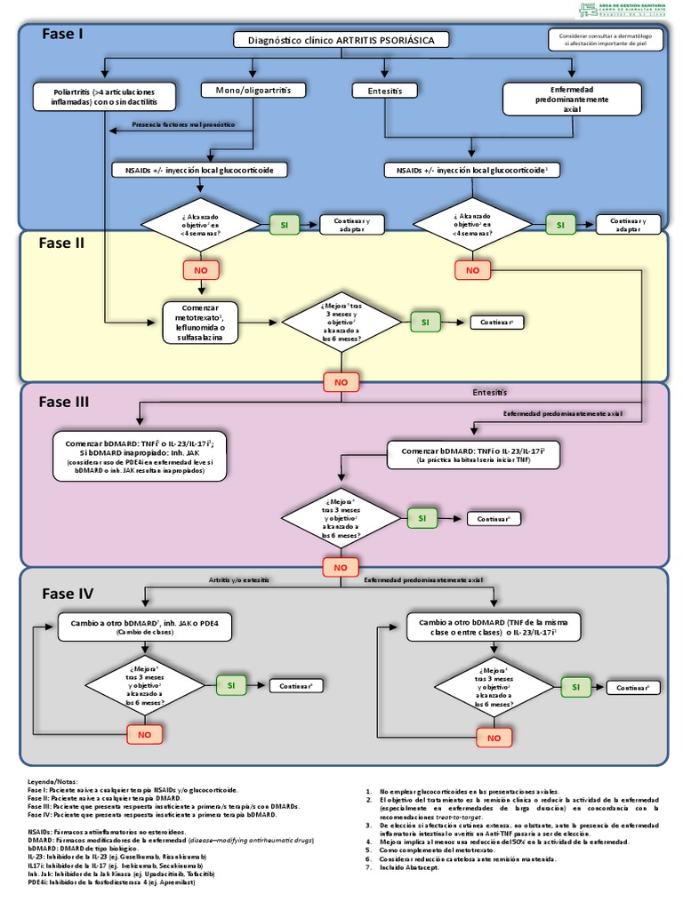 Diagnóstico y tratamiento de artritis psoriásica | PDF | Droga anti ...