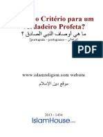 Qual É o Critério para Um Verdadeiro Profeta?