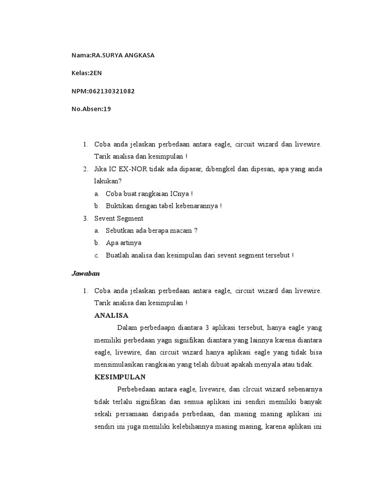 Uas 19 Ra Surya Angkasa Praktek Mounting Pcb Pdf