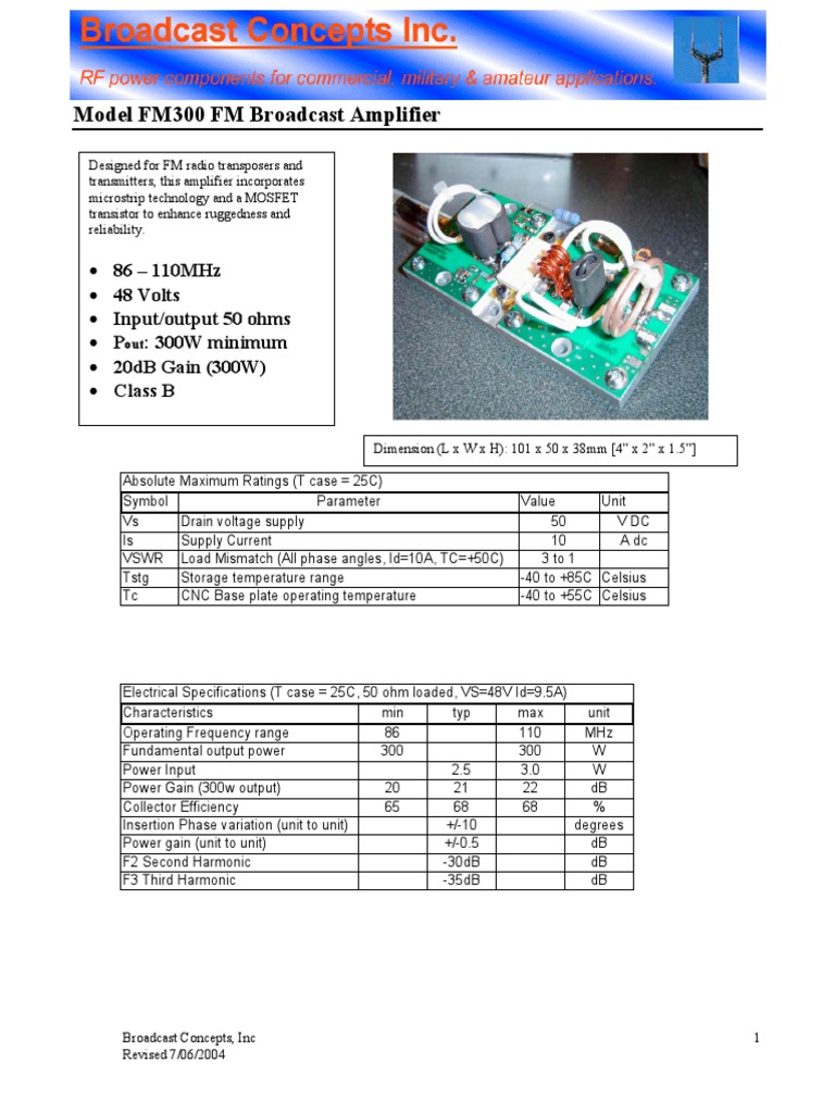 FM 300 | PDF