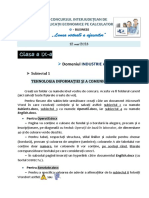 Clasa 9 Industrie 2023 - E-BUSINESS PDF