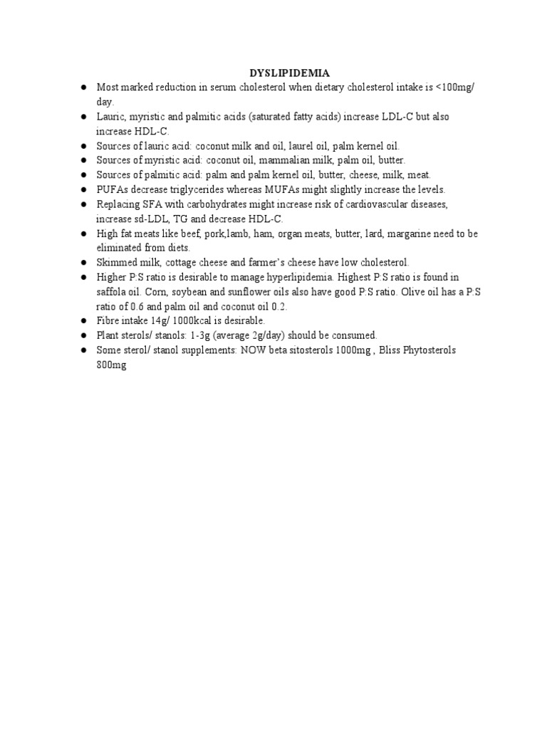 Hyperlipidemia | PDF