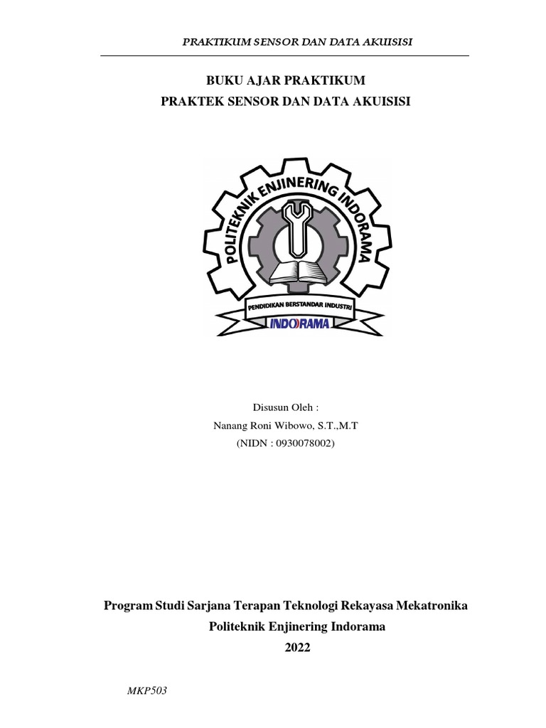 Bahan Ajar Praktikum Sensor Dan Data Akuisisi | PDF