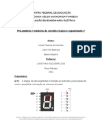 Relatório 2 circuitos lógicos