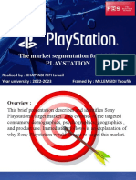 The Market Segmentation For SONY Playstation