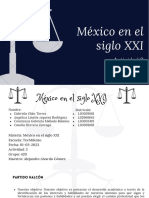 Actividad Tres México en El Siglo XXI