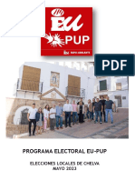 Programa 28 de Mayo. EU-PUP