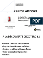 Tutoriel Zotero 2021-2022