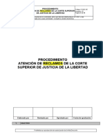 P-SGC-05 Procedimiento Atención de Quejas CSJLL 2022 REV 02