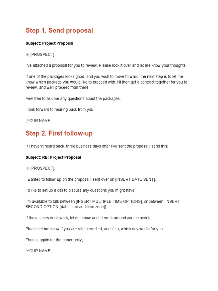 Email Series Template New Client Pitch | PDF