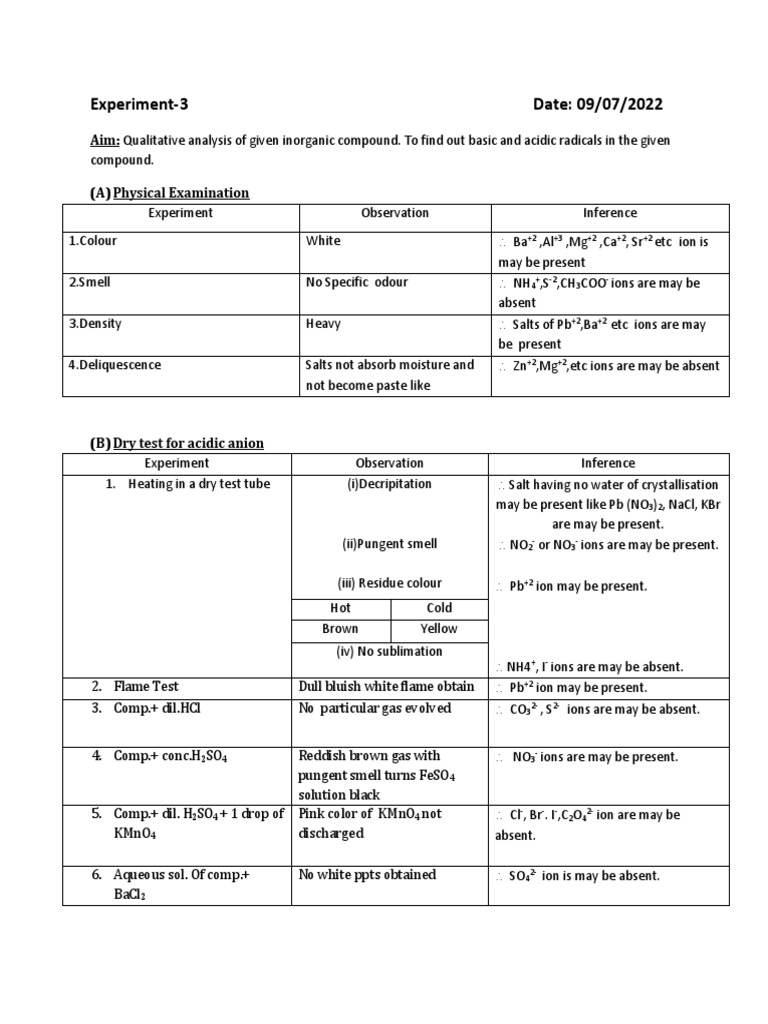 qualitative-analysis-of-an-unknown-inorganic-compound-identification