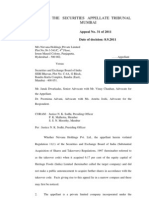 SEBI Vs Nirvana Holdings (Heritage Foods)