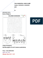 PLANEJAMENTO 15 A 19 de Maio